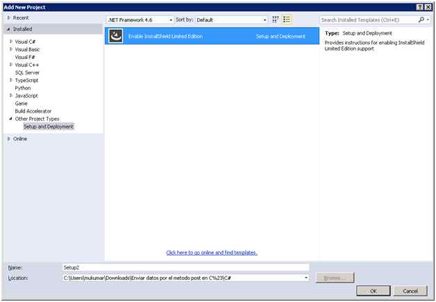 Enable InstallShield Limited Edition